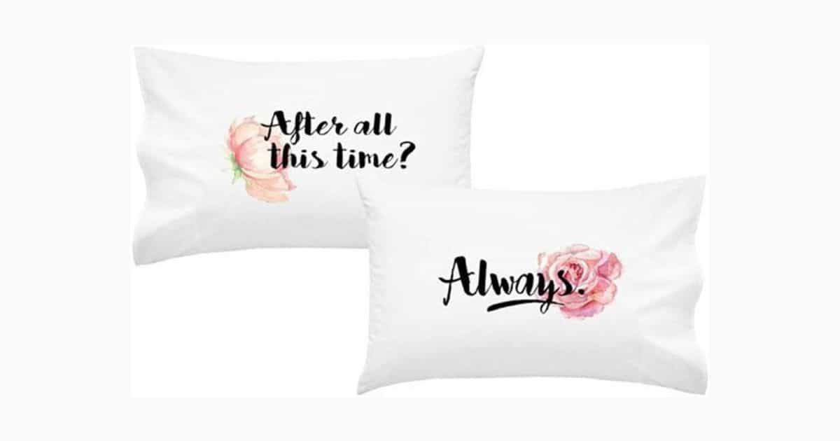 Couples Pillowcases – Amazing Long Distance Relationship Gifts For Couples