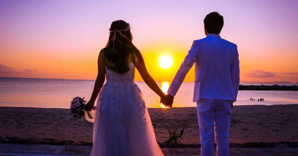 10. Adorable Valentine’s Day Date Ideas. Repeat Your Wedding Vows To Each Other At Sunset (Maybe The Sweetest Of Valentine’s Day Date Ideas)